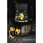 Assur 2’li Set Budama Takımı – 18V Çift Akülü Makas ve Testere