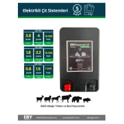 EBY 1000 Elektrikli Çit Cihazı - Sensörlü Adaptörlü
