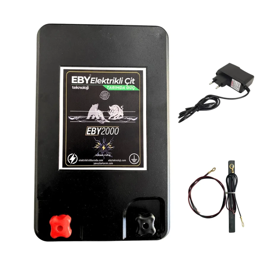 EBY 2000 Elektrikli Çit Cihazı - Sensörlü Adaptörlü