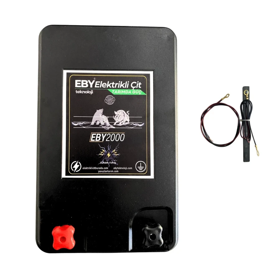 EBY 2000 Elektrikli Çit Cihazı - Sensörlü Adaptörlü