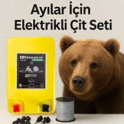 EBY 5 Dönüm Güneş Enerjili Ayı Kovucu Arıcı Seti 24Ah