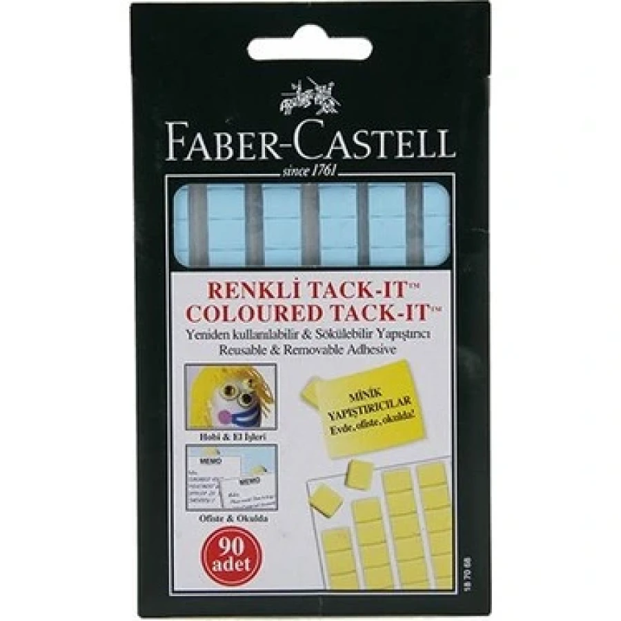 Faber Castell Renkli Tack-ıt Hamur Yapıştırıcı 50gr