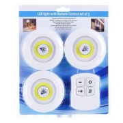 Powermaster 3’lü Kumandalı LED Işık – Pilli ve Dokunmatik