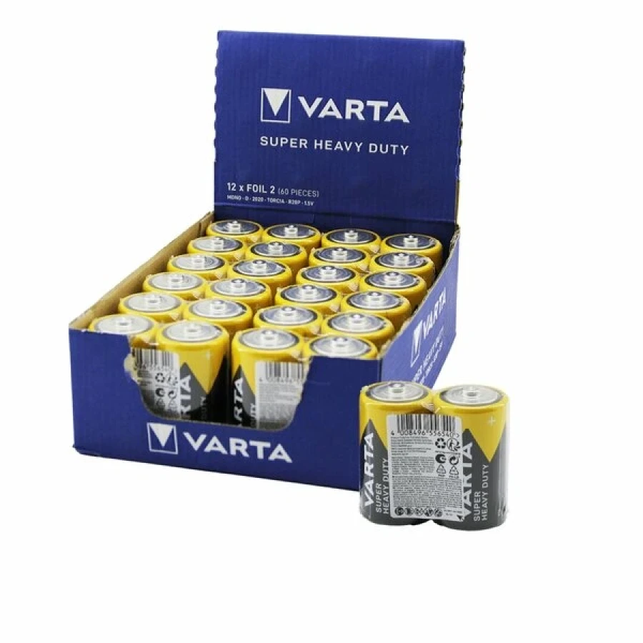 VARTA D Büyük Boy Pil Uzun Ömürlü Kalın Pil 2 li